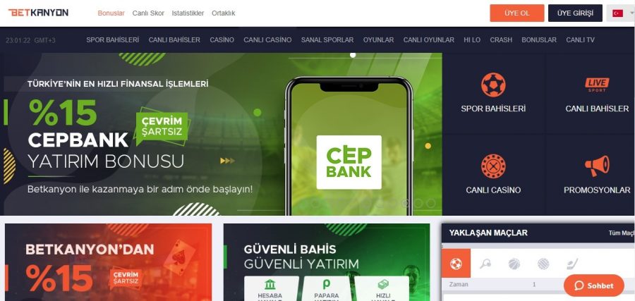 Betkanyon Guncel adresi